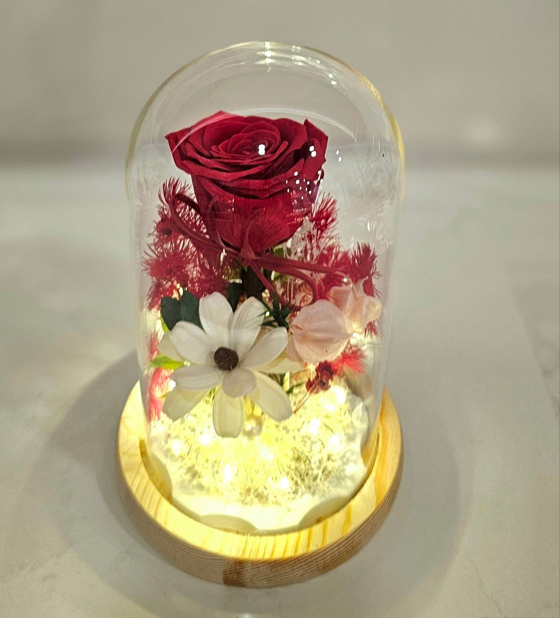 Beautiful Red Dome LED Night